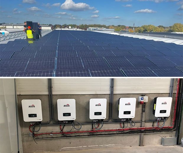 325 stuks Hanover solar - 5 x Afore 25kw omvormer